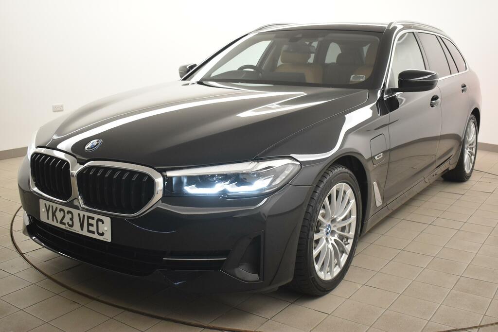 BMW 5 Series 530E Se YK23VEC Black #4