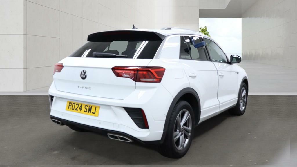 Volkswagen T-Roc 1.5 Tsi R-line Dsg RO24SWJ White #4
