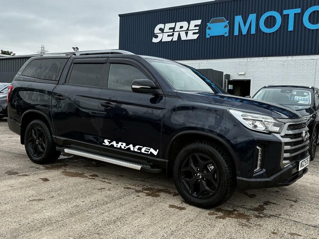 SsangYong Musso Double Cab Pick Up Saracen Blue