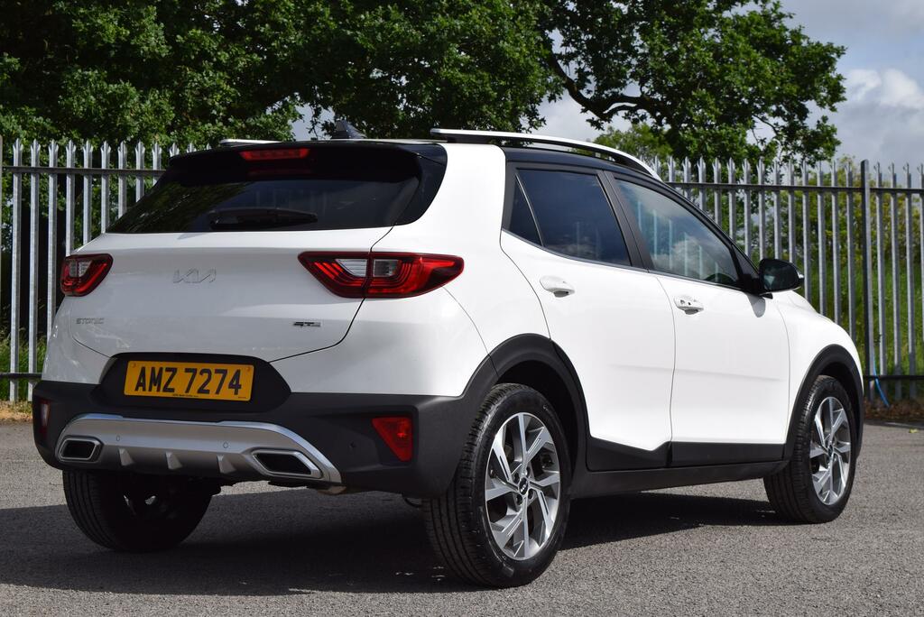 Kia Stonic 1.0T Gdi 48V Gt-line S White #4