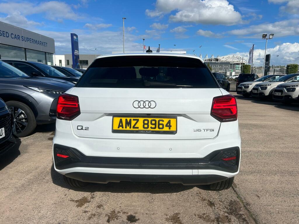 Audi Q2 35 Tfsi S Line S Tronic AMZ8964 White #4