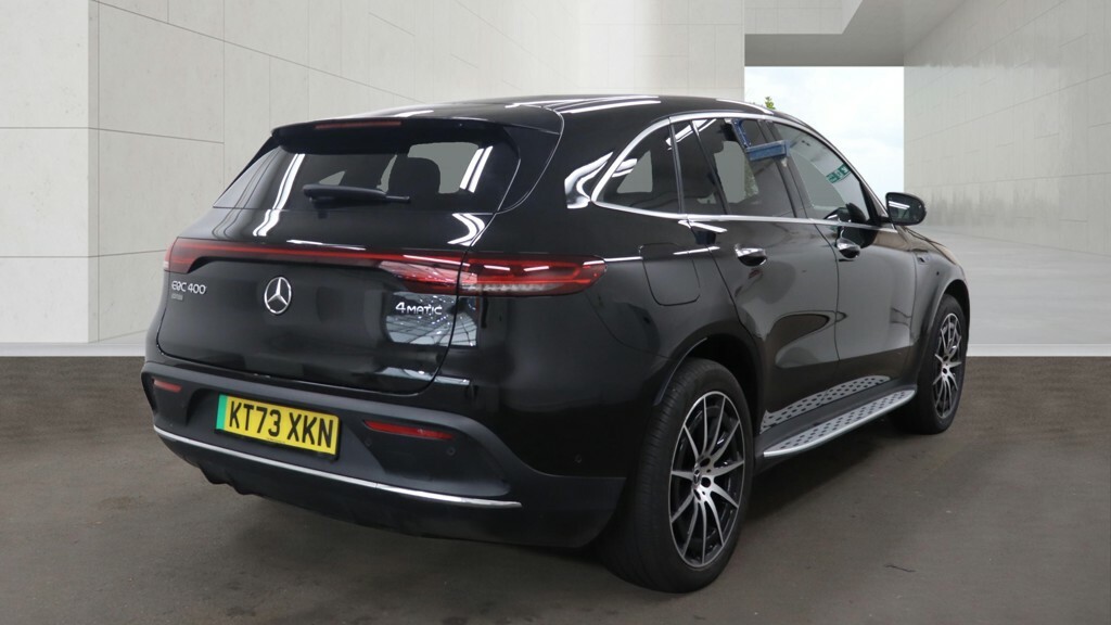 Mercedes-Benz EQC Eqc 400 300Kw Amg Line Edition 80Kwh Black #4