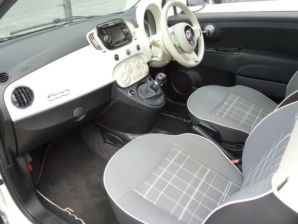Fiat 500 1.2 Lounge Euro 6 S S White #3