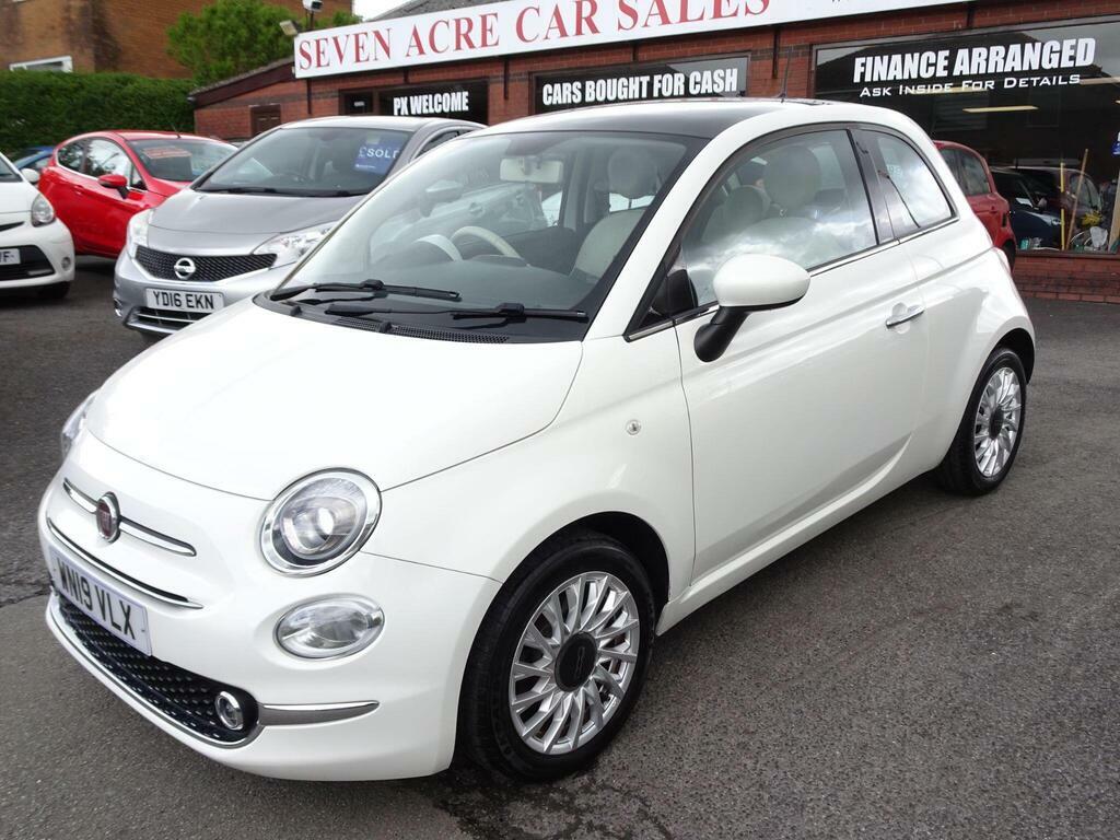 Fiat 500 1.2 Lounge Euro 6 S S White