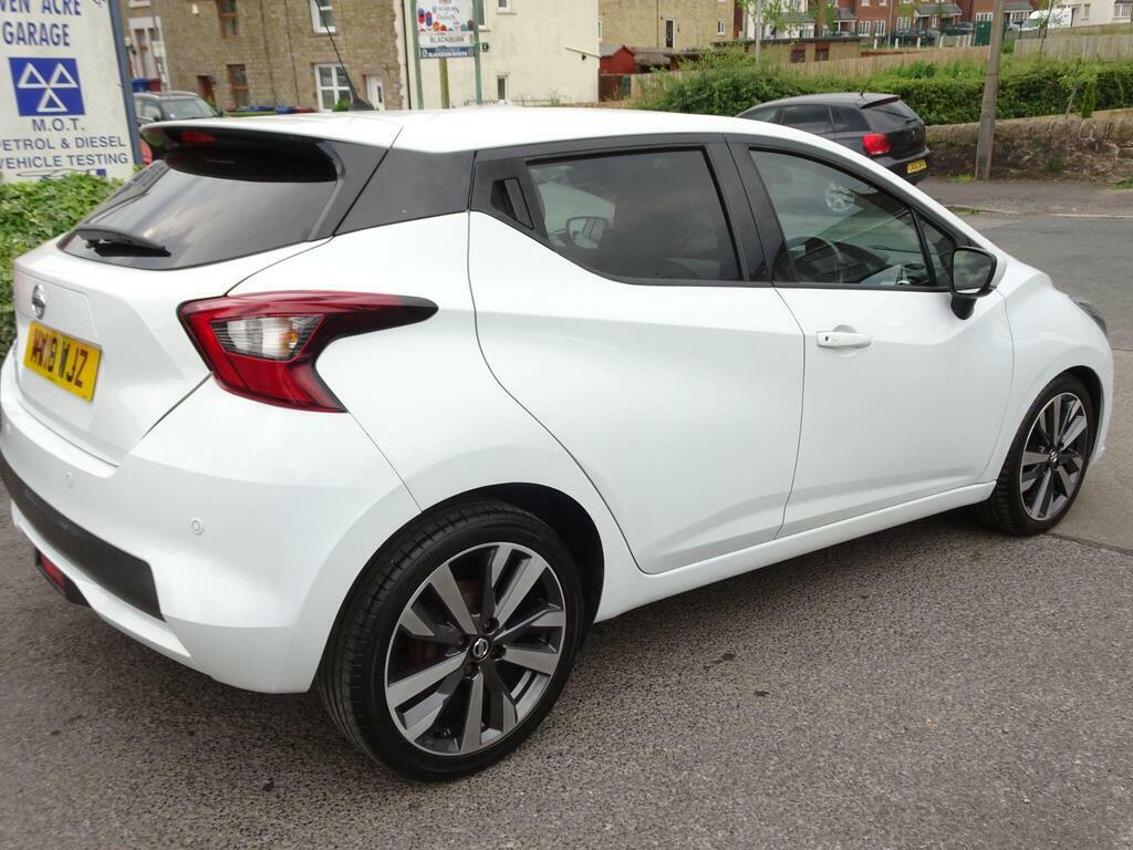 Nissan Micra 0.9 Ig-t Tekna Euro 6 S S White #5