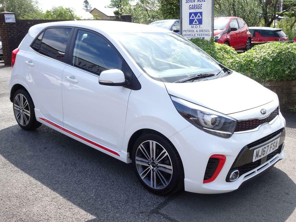Kia Picanto 1.0 Gt-line Euro 6 White #2