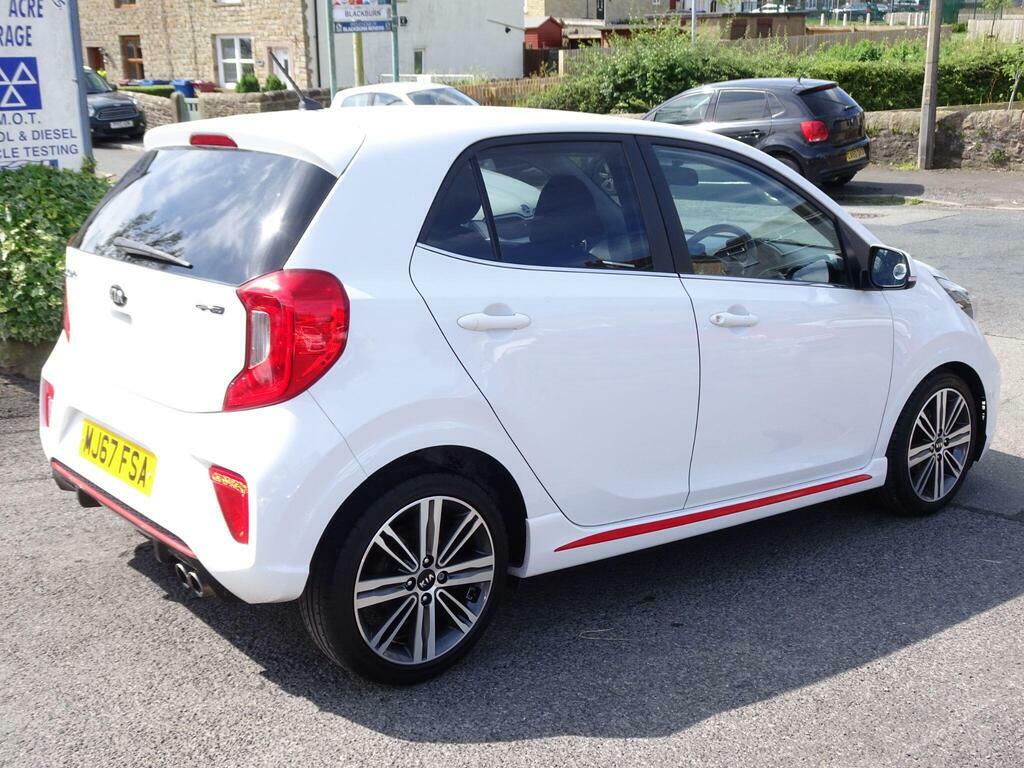 Kia Picanto 1.0 Gt-line Euro 6 White #6