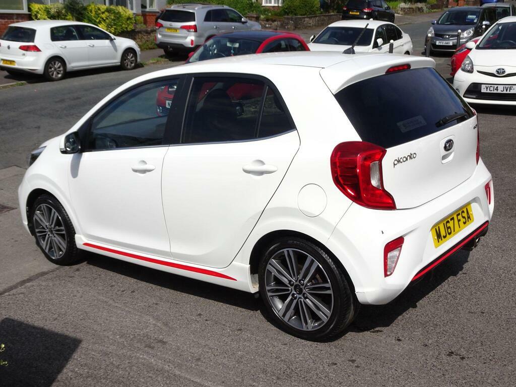 Kia Picanto 1.0 Gt-line Euro 6 White #5