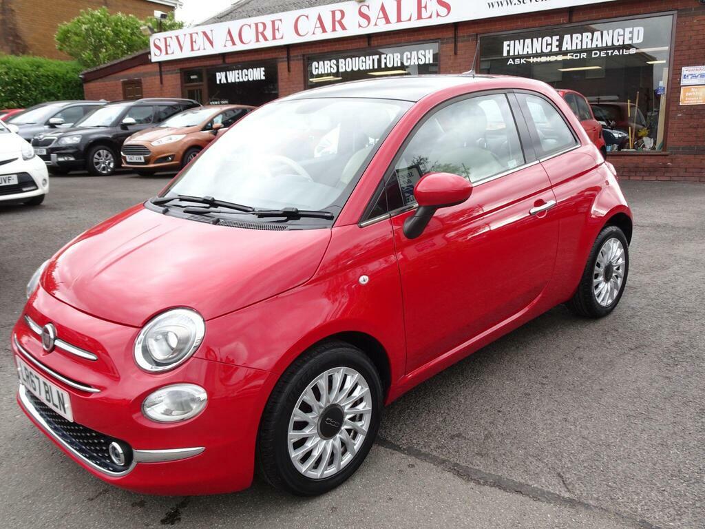 Fiat 500 1.2 Lounge Euro 6 S S Red