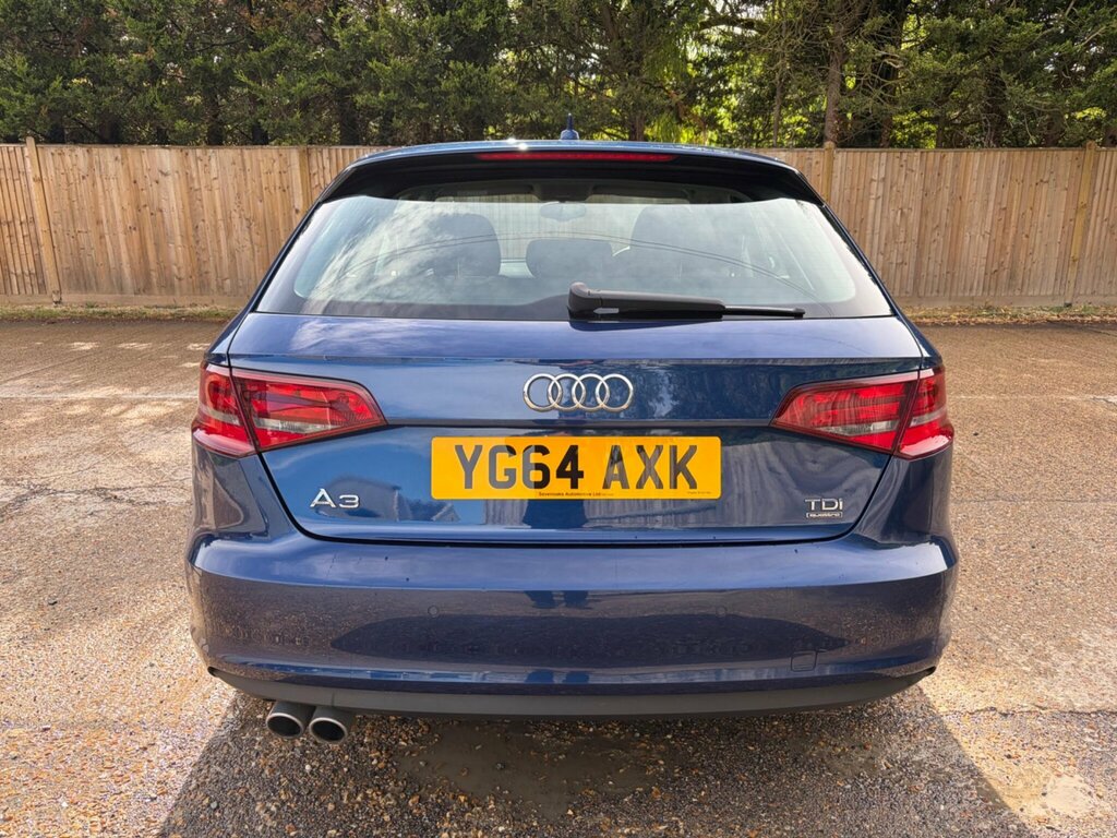 Audi A3 2.0 Tdi Sport Sportback S Tronic Quattro Euro 6 S YG64AXK Blue #6