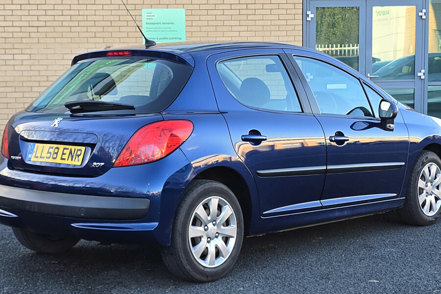 Peugeot 207 Hatchback Blue #3