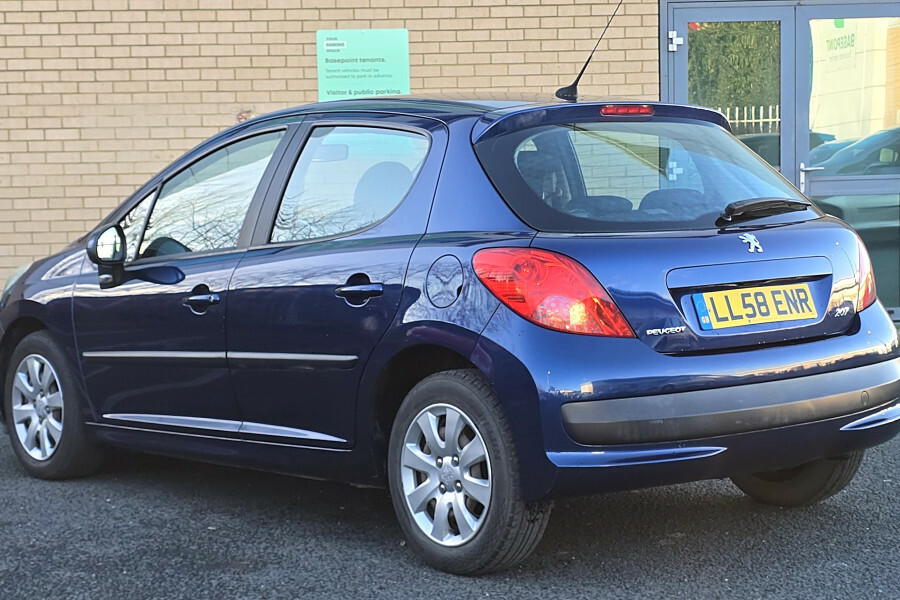 Peugeot 207 Hatchback Blue #4