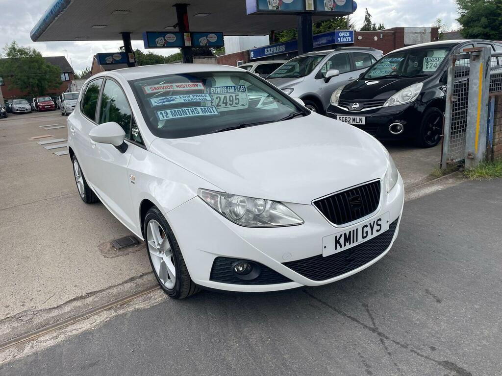 Seat Ibiza Hatchback 1.6 Tdi Cr Sport Euro 5 201111 White