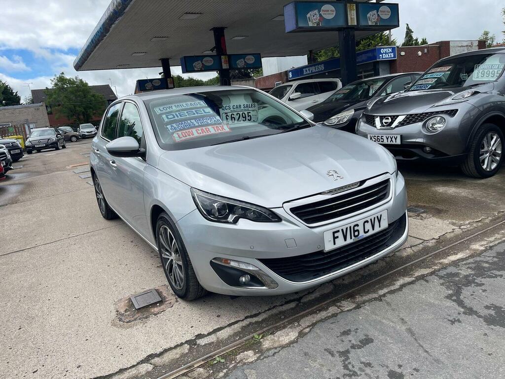Peugeot 308 Hatchback 1.6 Bluehdi Allure Euro 6 Ss 201 Silver