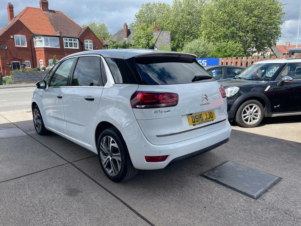 Citroen C4 Picasso Mpv 1.6 Bluehdi Exclusive Eat6 Euro 6 Ss White #5