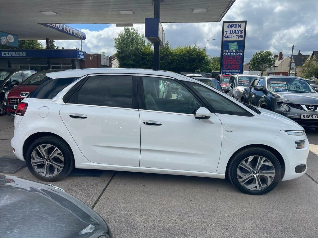 Citroen C4 Picasso Mpv 1.6 Bluehdi Exclusive Eat6 Euro 6 Ss White #3