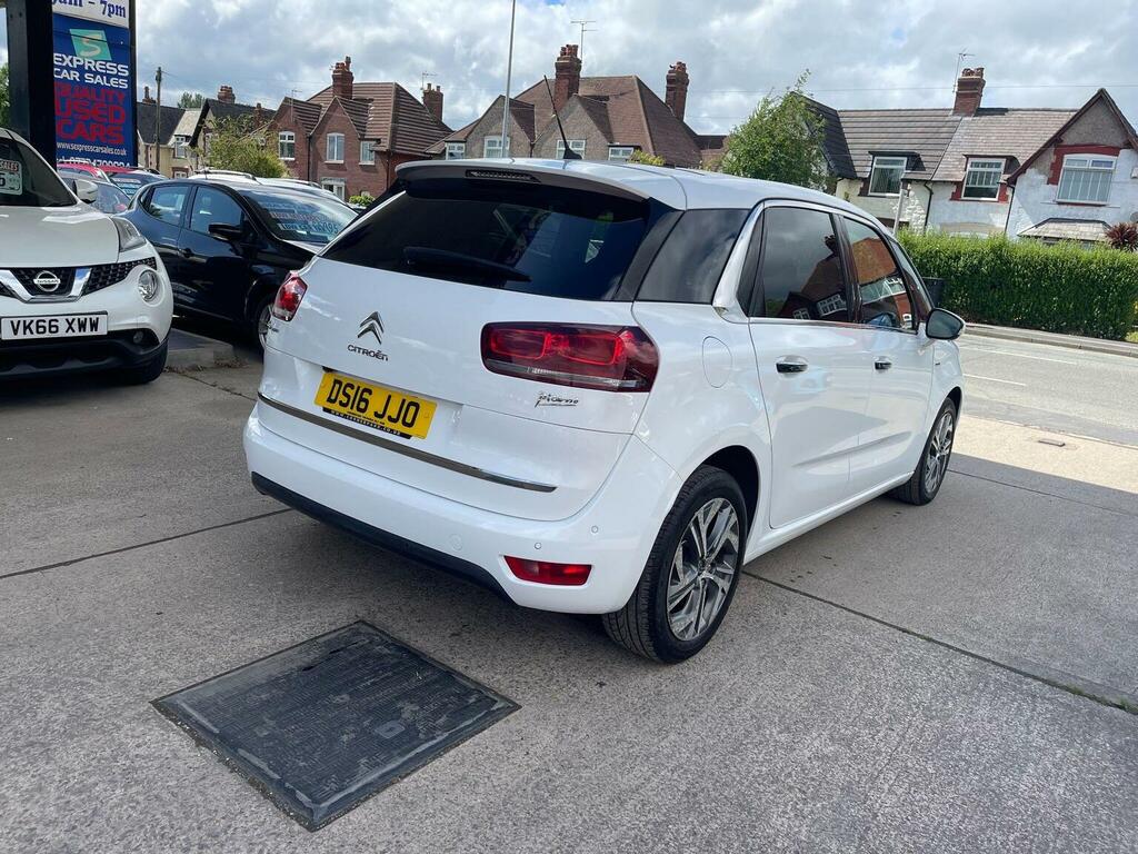 Citroen C4 Picasso Mpv 1.6 Bluehdi Exclusive Eat6 Euro 6 Ss White #2