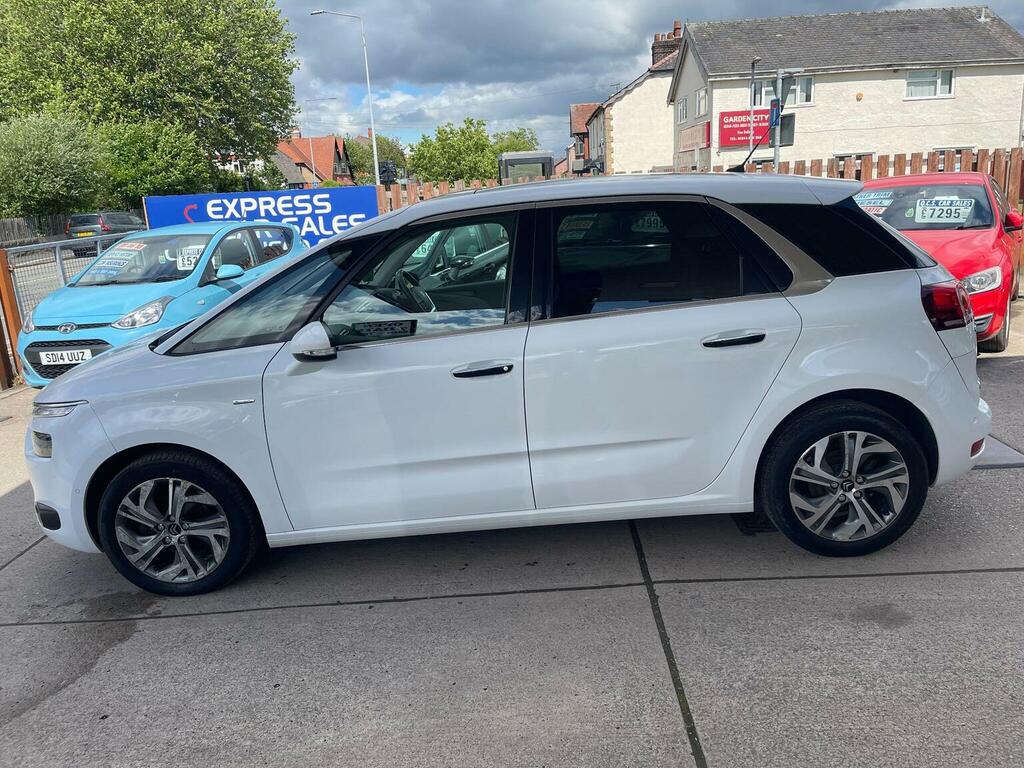 Citroen C4 Picasso Mpv 1.6 Bluehdi Exclusive Eat6 Euro 6 Ss White #6