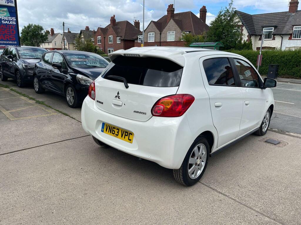 Mitsubishi Mirage Hatchback 1.2 3 Cvt Euro 5 Ss 201363 White #2