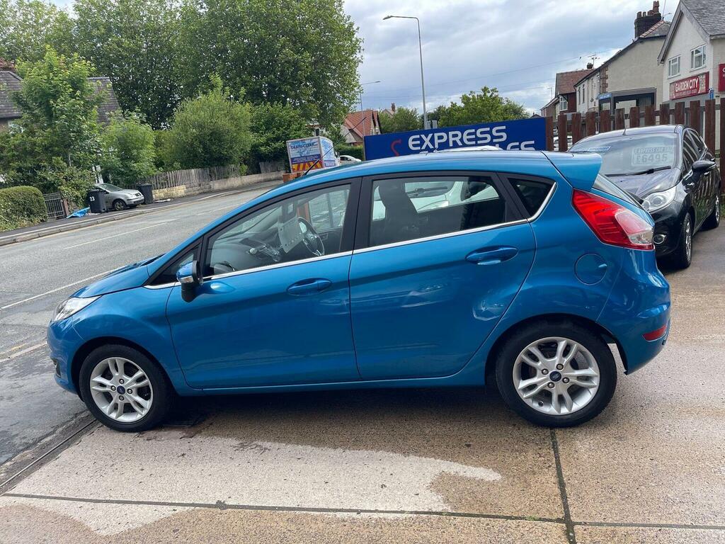 Ford Fiesta Hatchback 1.0T Ecoboost Zetec Powershift Euro 6 AE15VMV Blue #6