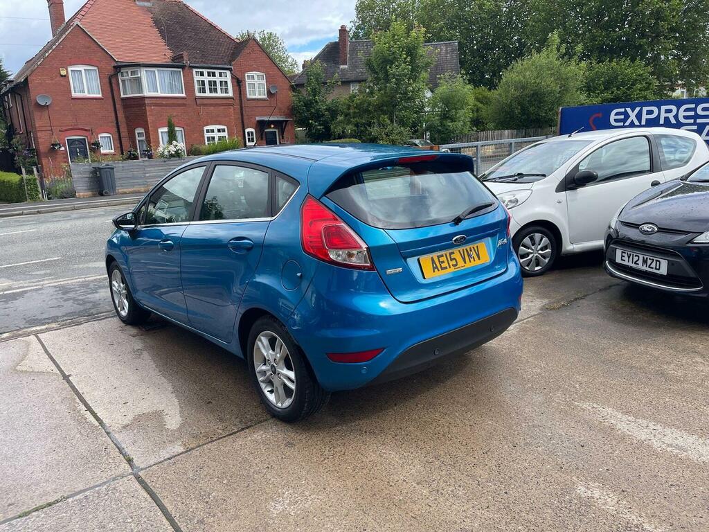 Ford Fiesta Hatchback 1.0T Ecoboost Zetec Powershift Euro 6 AE15VMV Blue #5