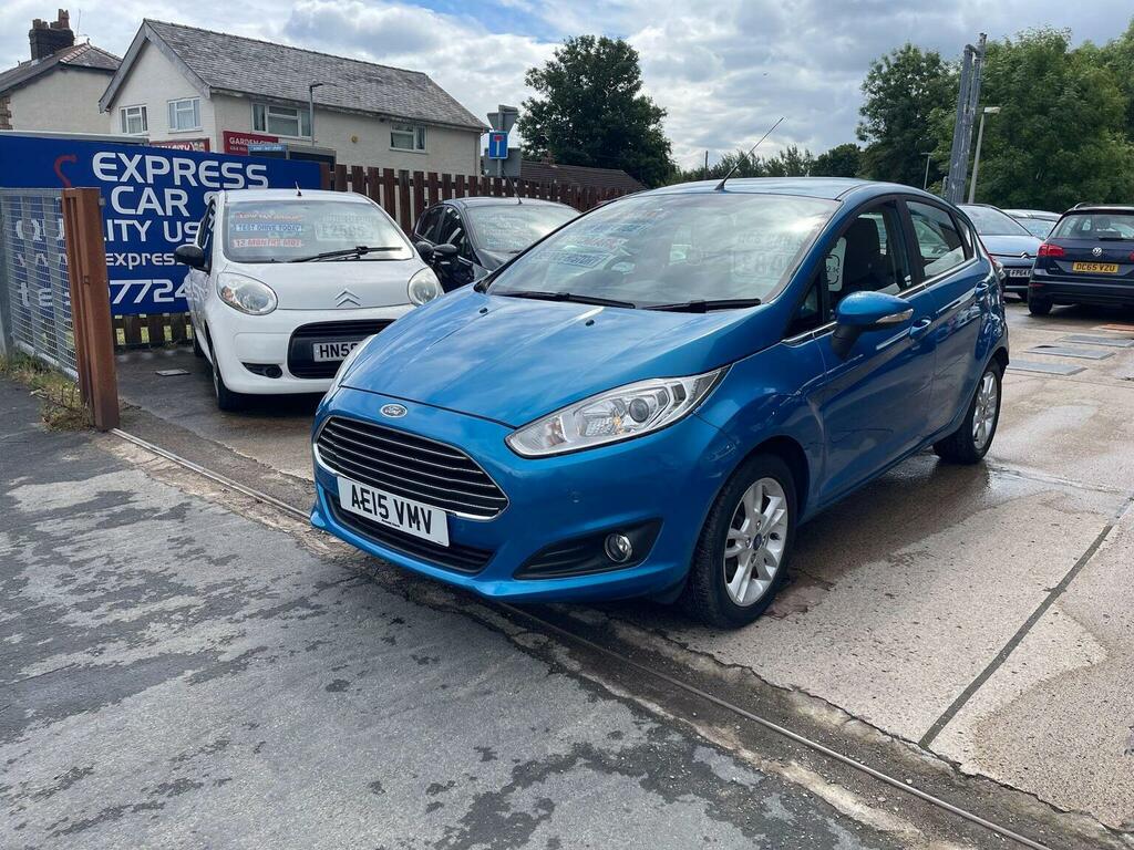 Ford Fiesta Hatchback 1.0T Ecoboost Zetec Powershift Euro 6 AE15VMV Blue #4