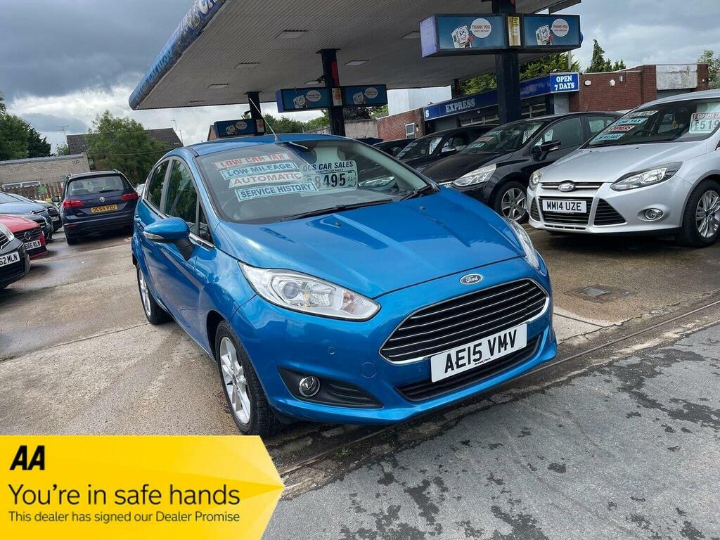 Ford Fiesta Hatchback 1.0T Ecoboost Zetec Powershift Euro 6 AE15VMV Blue