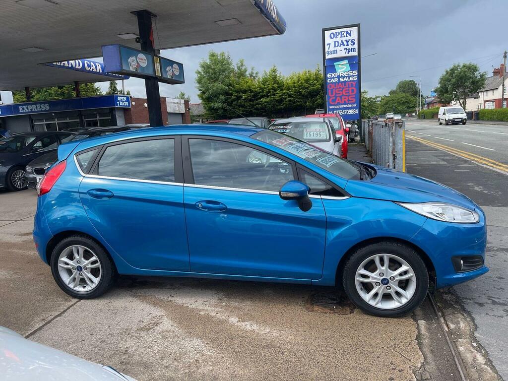 Ford Fiesta Hatchback 1.0T Ecoboost Zetec Powershift Euro 6 AE15VMV Blue #3