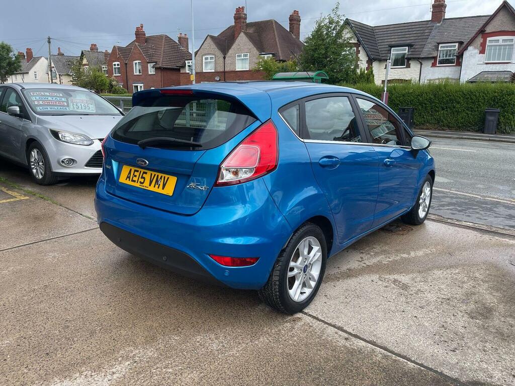 Ford Fiesta Hatchback 1.0T Ecoboost Zetec Powershift Euro 6 AE15VMV Blue #2