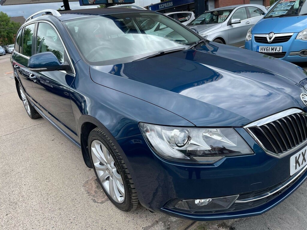 Skoda Superb 2.0 Tdi Elegance Blue #17