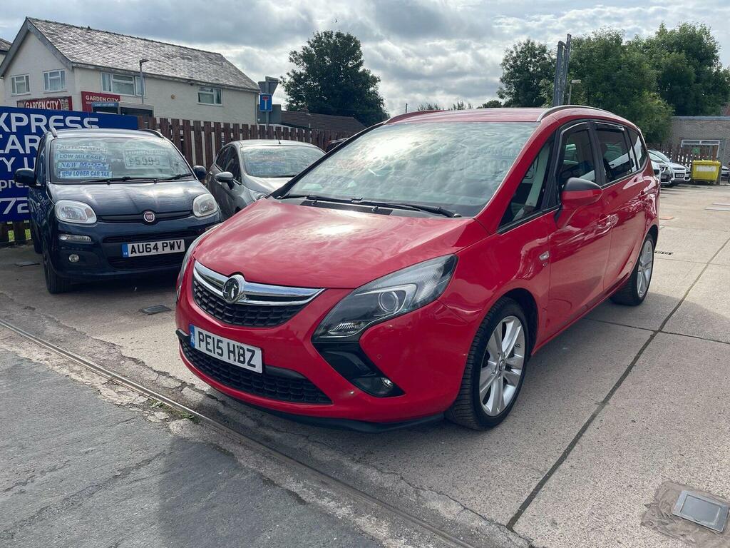 Vauxhall Zafira Tourer 1.4I Turbo Sri Euro 6 Red #4