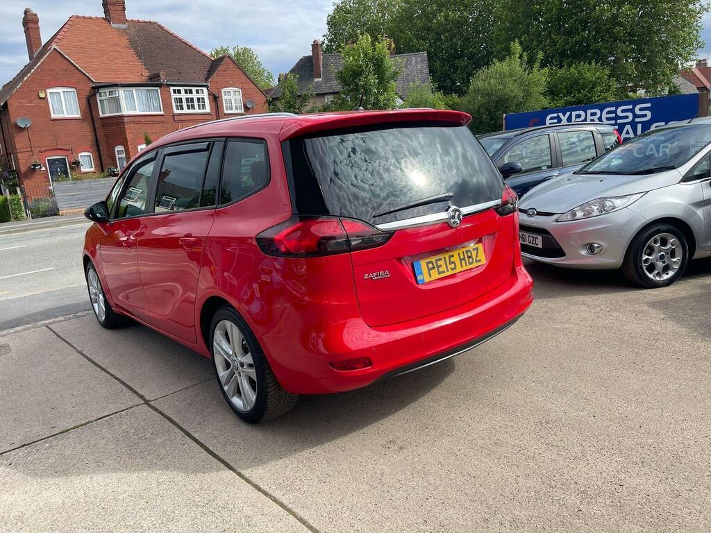Vauxhall Zafira Tourer 1.4I Turbo Sri Euro 6 Red #5