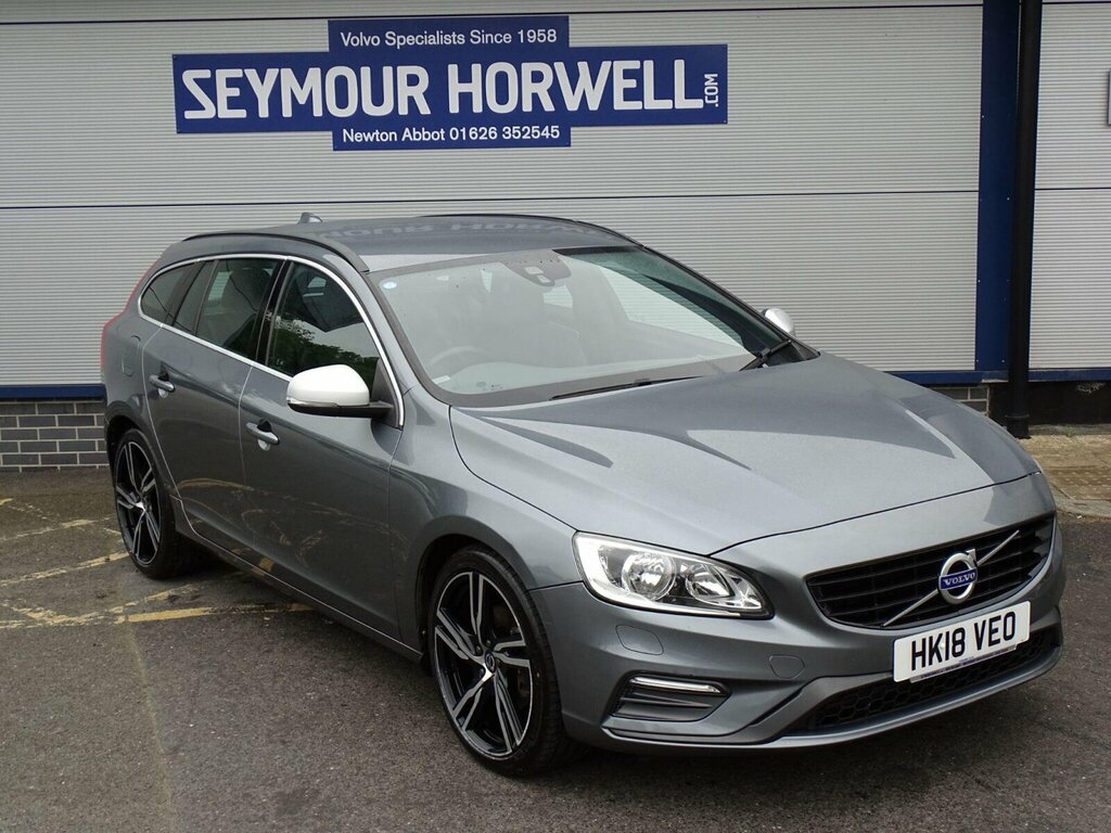 Volvo V60 2.0 D3 R-design Nav Euro 6 Ss HK18VEO Grey #2
