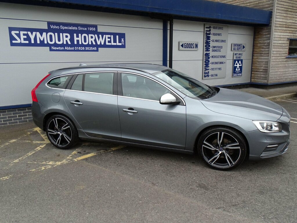 Volvo V60 2.0 D3 R-design Nav Euro 6 Ss HK18VEO Grey #4