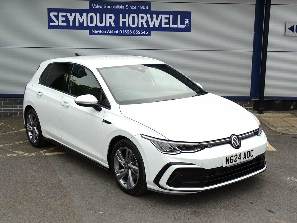 Volkswagen Golf 1.5 Etsi Mhev R-line Dsg Euro 6 Ss WG24AOC White #2
