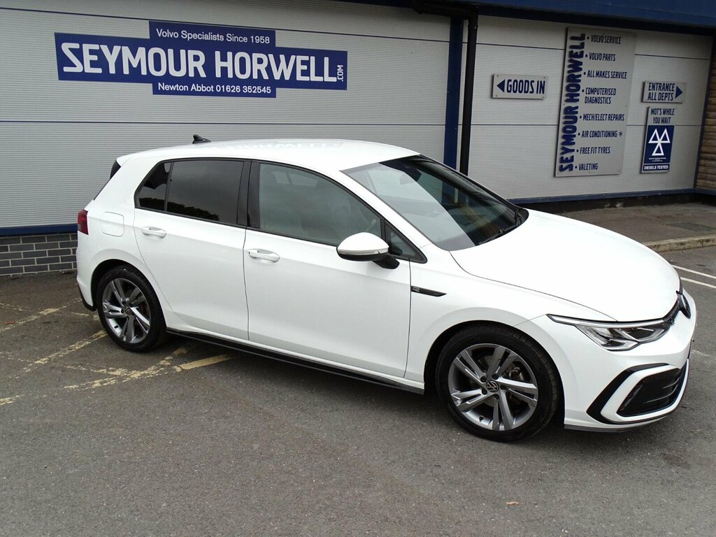 Volkswagen Golf 1.5 Etsi Mhev R-line Dsg Euro 6 Ss WG24AOC White #3