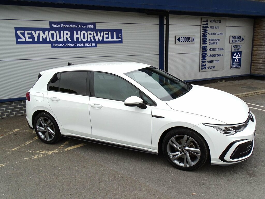 Volkswagen Golf 1.5 Etsi Mhev R-line Dsg Euro 6 Ss WG24AOC White #4