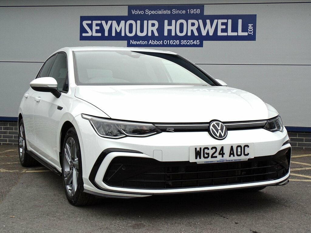 Volkswagen Golf 1.5 Etsi Mhev R-line Dsg Euro 6 Ss WG24AOC White