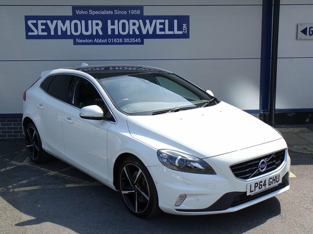 Volvo V40 2.0 T5 R-design Lux Nav Geartronic Euro 6 Ss White #2