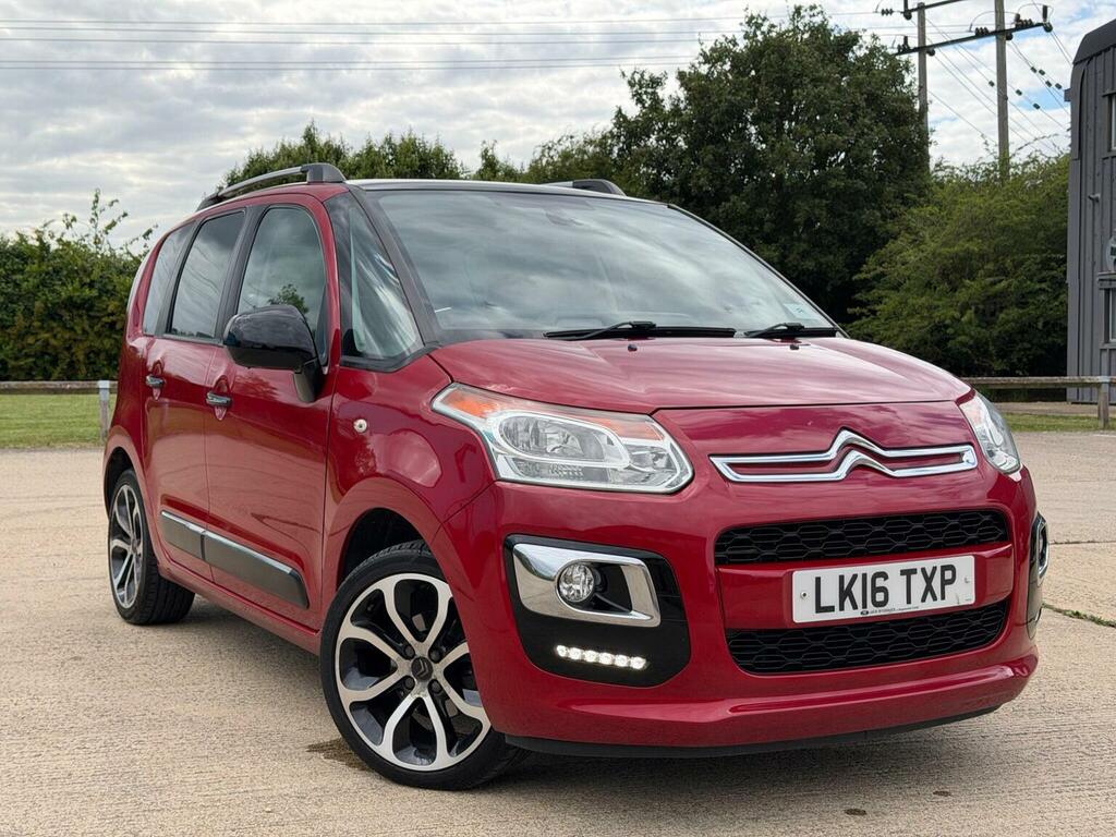 Citroen C3 Picasso 1.6 Bluehdi Platinum Euro 6 Red