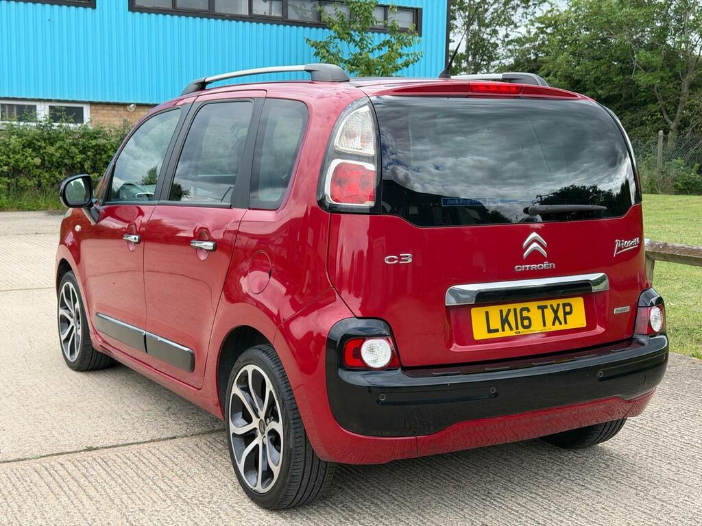Citroen C3 Picasso 1.6 Bluehdi Platinum Euro 6 Red #4