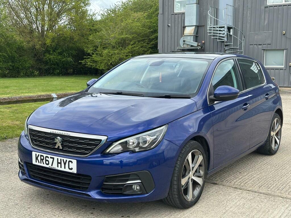 Peugeot 308 Hatchback 1.2 Puretech Allure Euro 6 Ss 20 KR67HYC Blue #4