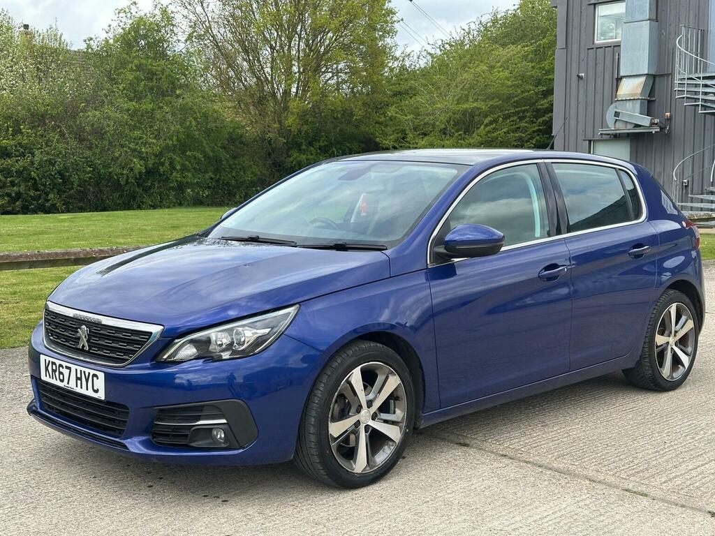 Peugeot 308 Hatchback 1.2 Puretech Allure Euro 6 Ss 20 KR67HYC Blue #5