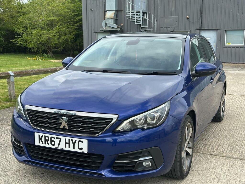Peugeot 308 Hatchback 1.2 Puretech Allure Euro 6 Ss 20 KR67HYC Blue #3
