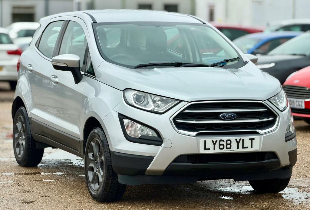 Ford Ecosport 1.0T Ecoboost Zetec Euro 6 Ss Silver