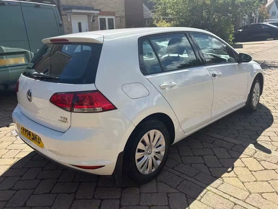 Volkswagen Golf 1.6 Se Tdi Bluemotion Technology 103 Bhp Red #4