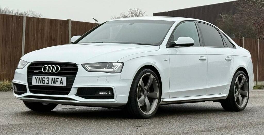 Audi A4 Black Edition White #3