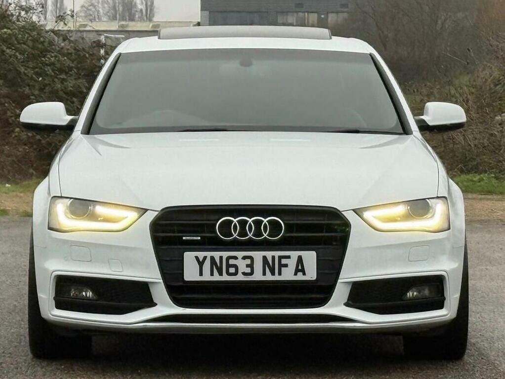 Audi A4 Black Edition White #2
