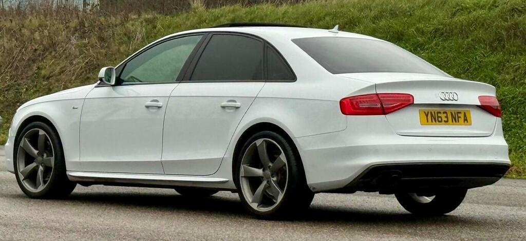 Audi A4 Saloon 2.0 Tdi Black Edition Quattro Euro 5 Ss Grey #11