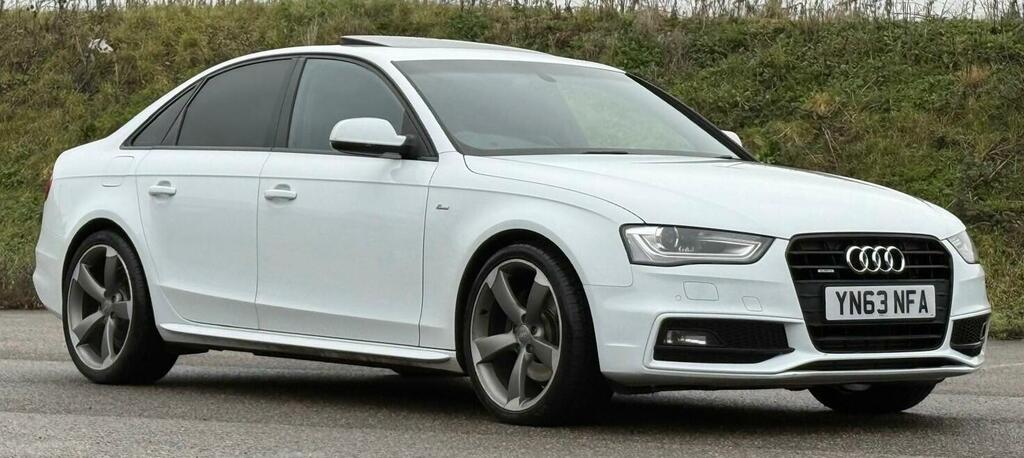 Audi A4 Black Edition White #6